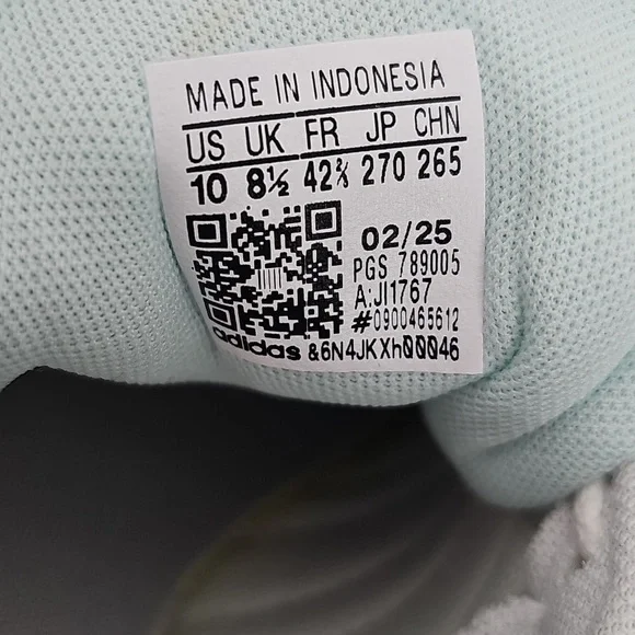 NWT adidas VL Court Base Women's Size 10 White Mint Green Sneakers JI1767 - Picture 14 of 16